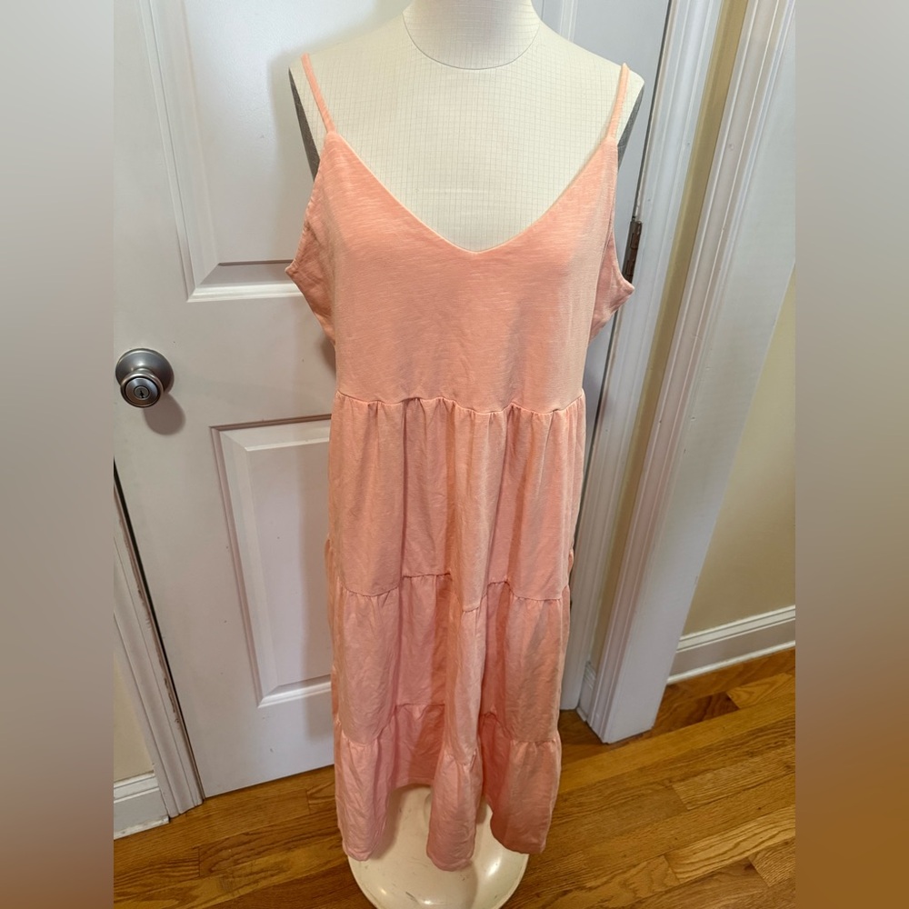 Old Navy Light Coral Sleeveless Maxi Dress